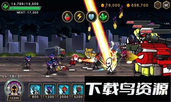 英雄战争超级火柴人防御最新破解版(HEROWARS)最新版截图4