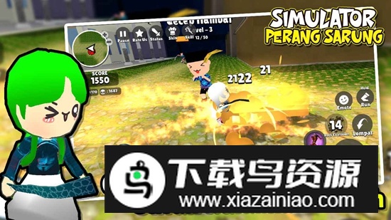 Simulator Perang Sarung 3D刀鞘战争模拟器3d无广告破解版最新版截图4