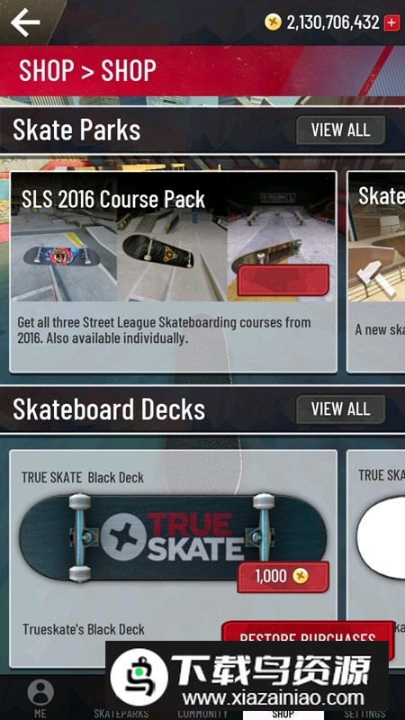 True Skate真实滑板破解版无限金币版最新版截图1