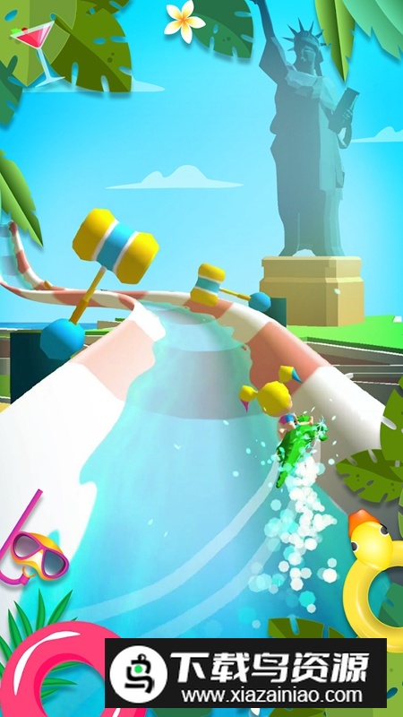 水上乐园滑梯比赛手游中文版最新版截图1