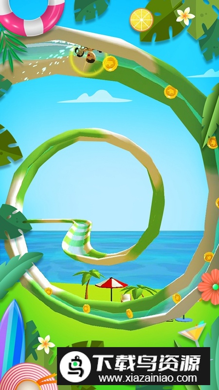 水上乐园滑梯比赛手游中文版最新版截图3