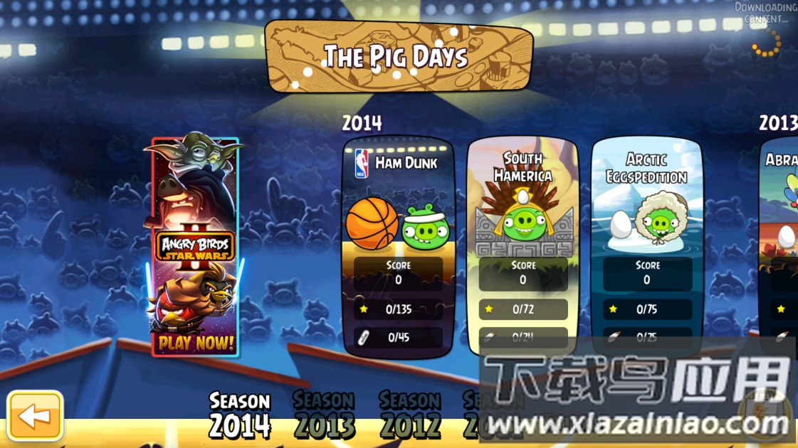 愤怒的小鸟季节版(Angry Birds)截图2