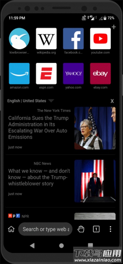 kiwi浏览器官方版截图1