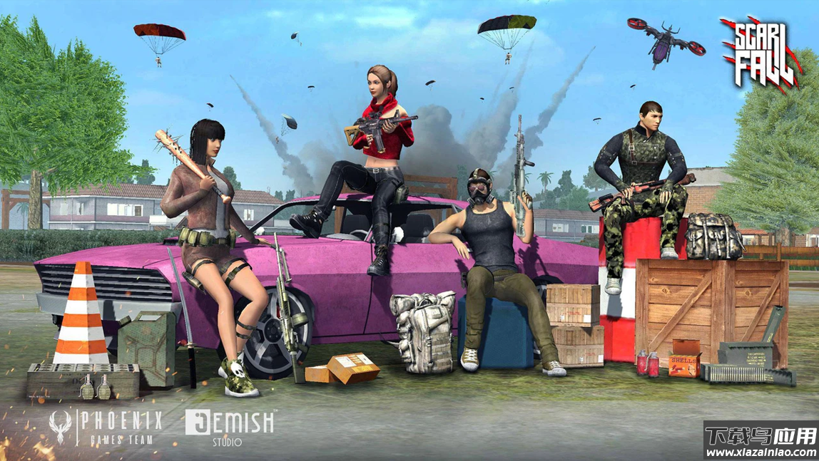 ScarFall: il combattimento di Royale Mod(皇家吃鸡战场)