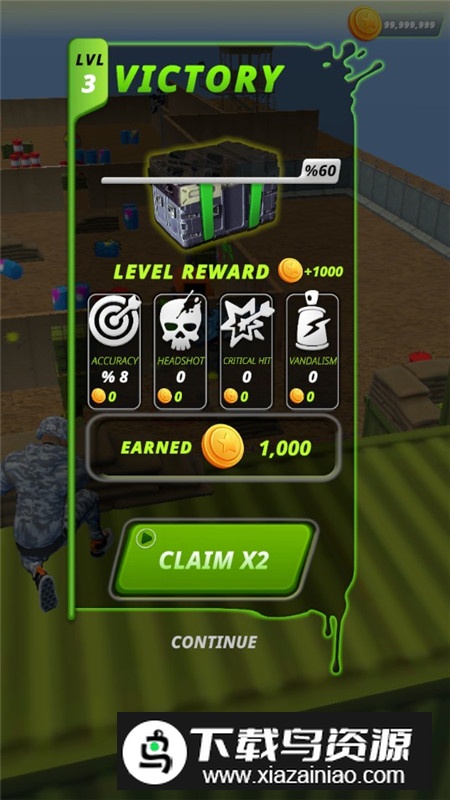 彩弹攻击3D无限金币存档版最新版截图4