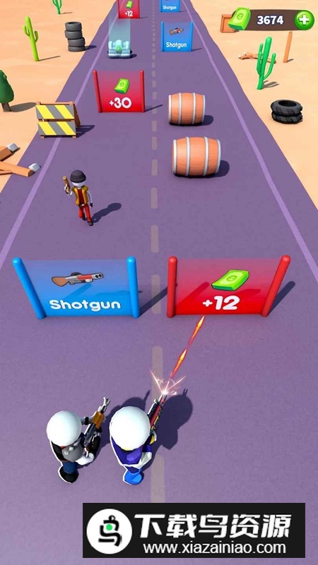 射击跑枪生存无限金币钻石最新版最新版截图1