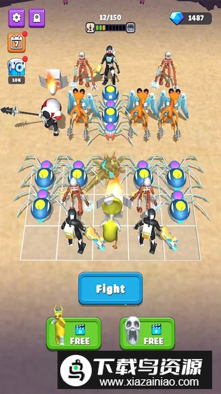 合并100为彩虹朋友关卡完整版(Merge Rainbow Friend 100 Doors)最新版截图2