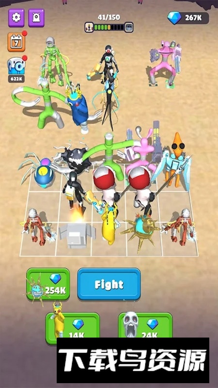 合并100为彩虹朋友关卡完整版(Merge Rainbow Friend 100 Doors)最新版截图4