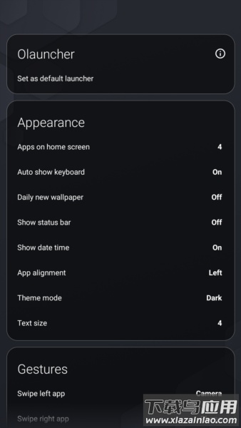 Olauncher极简启动器安装下载最新版截图3