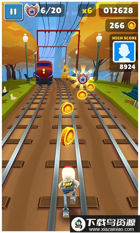 地铁跑酷国际版冰雪节地图版本截图1