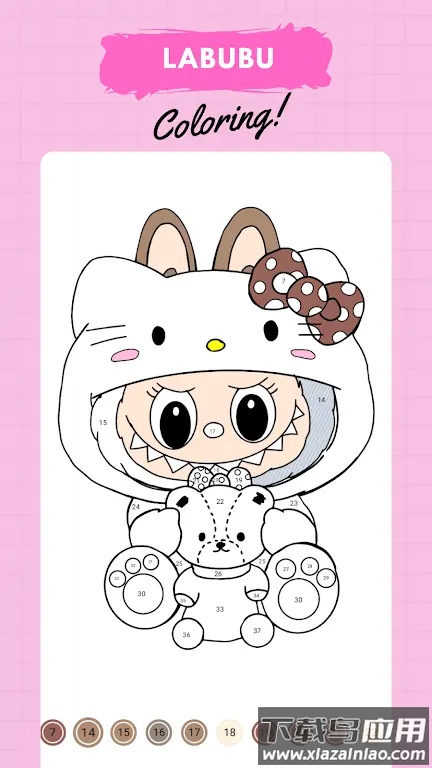 拉布布数字填色游戏手机版最新版截图3