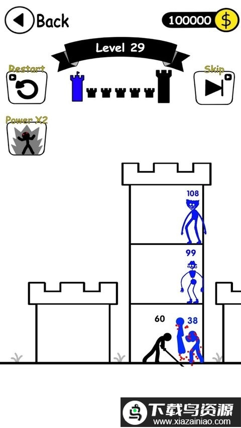 火柴人英雄塔防免广告(内置菜单)截图2