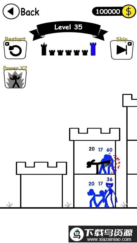 火柴人英雄塔防免广告(内置菜单)截图3