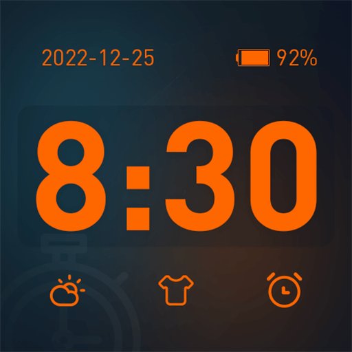 全屏桌面时钟软件