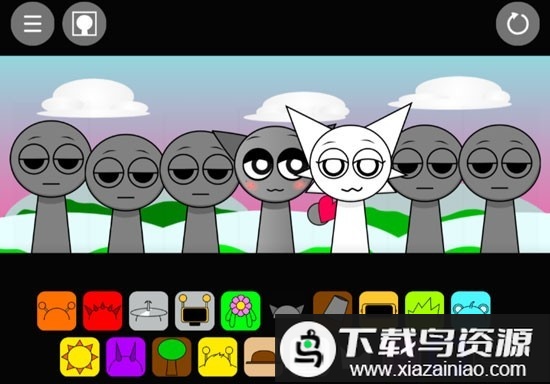 节奏盒子sprunki kiss模组最新版截图1