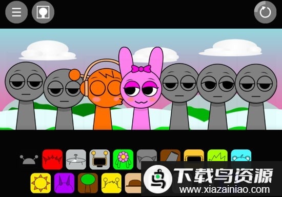 节奏盒子sprunki kiss模组最新版截图2