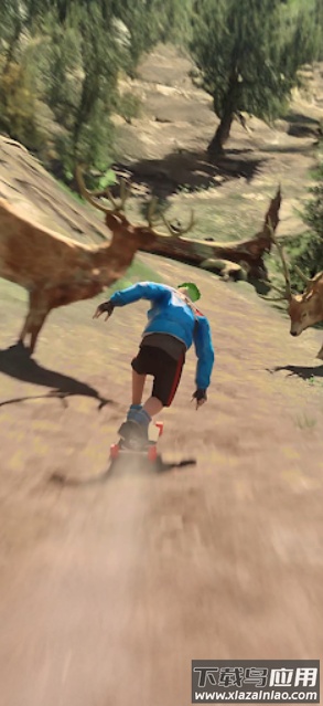 速降赛车手游戏(Downhill Racer)最新版截图1