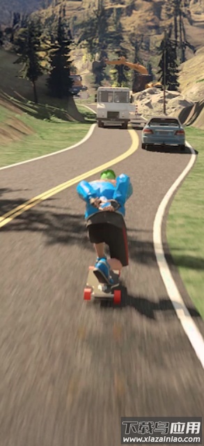 速降赛车手游戏(Downhill Racer)最新版截图2