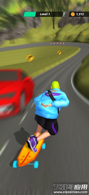 速降赛车手游戏(Downhill Racer)最新版截图3