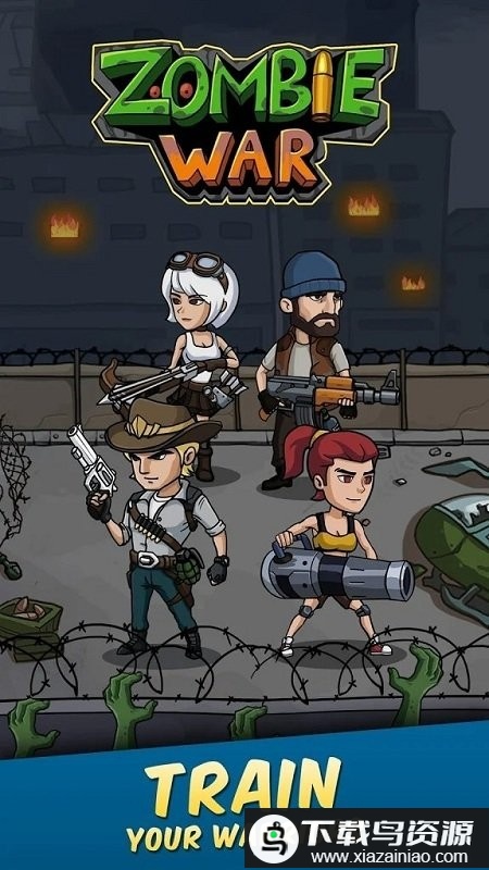 僵尸战争空闲防御游戏(Zombie War)最新版截图2