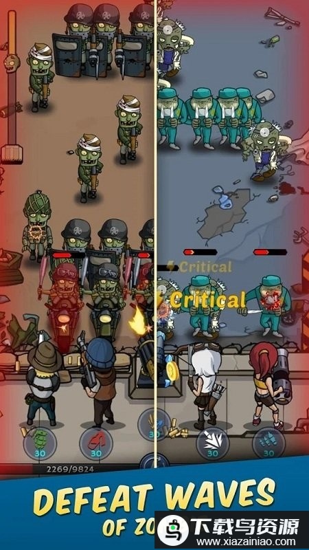 僵尸战争空闲防御游戏(Zombie War)最新版截图4