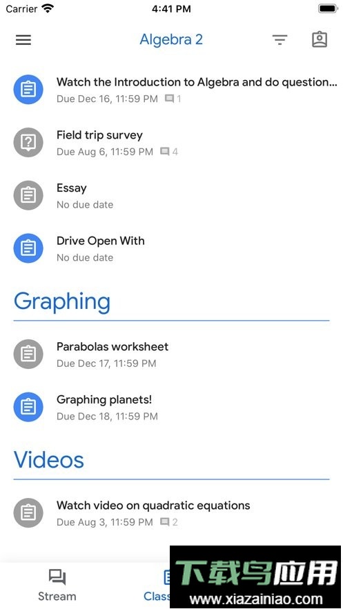 谷歌课堂(Google Classroom)截图1