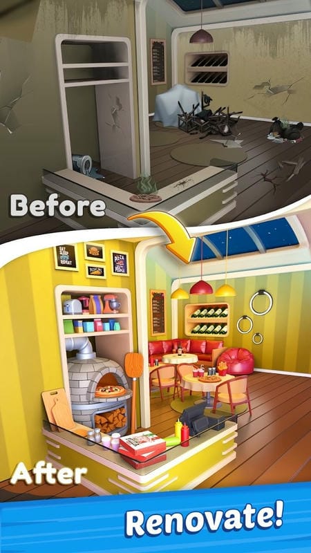 合并梦想餐厅无限金币钻石版最新版截图2