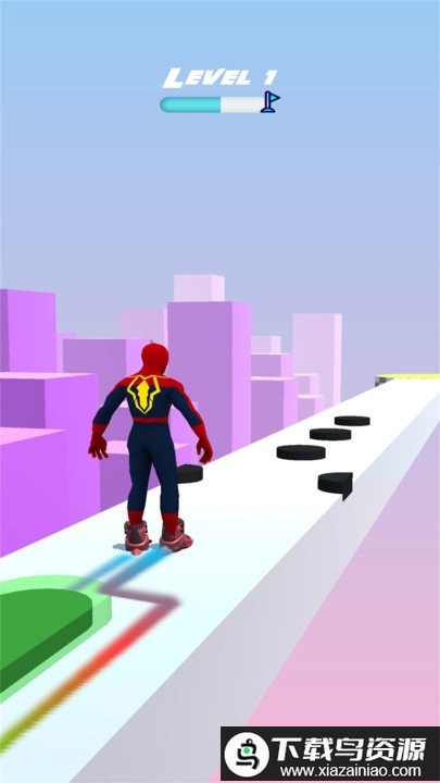 蜘蛛超人滑板鞋游戏最新版截图1