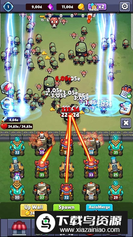 Merge Cannon合并大炮空闲僵尸战争截图
