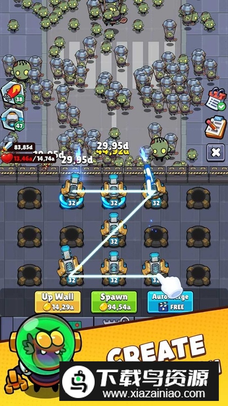 Merge Cannon合并大炮空闲僵尸战争截图