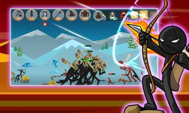 火柴人保卫战无限钻石金币最新版截图2