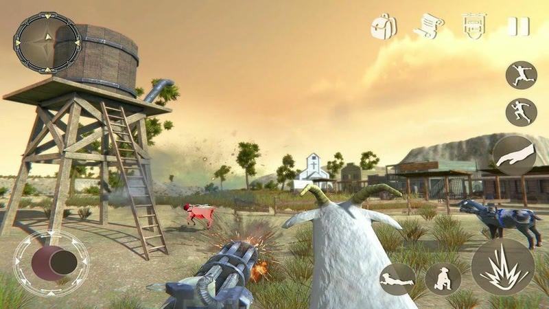 山羊逃杀模拟器手游最新版截图1