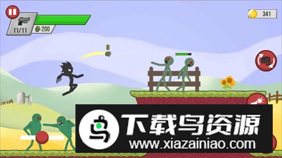 火柴人僵尸射击内置菜单最新版截图2