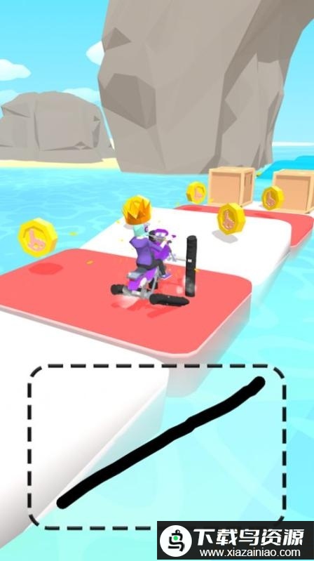 涂鸦战车小游戏(Scribble Rider draw)最新版截图1