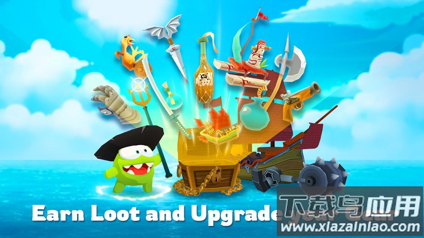海盗部族游戏下载安装(Om Nom Pirates Clans)最新版截图1