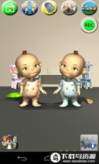 会说话的双胞胎游戏(Talking Baby Twins)最新版截图2