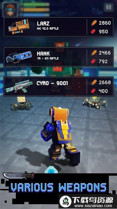 工艺像素猎人僵尸崛起游戏(Craft Pixel Hunter)最新版截图1