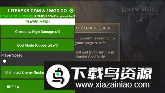 Grim Soul冷酷灵魂黑暗幻想生存无限资源版截图1