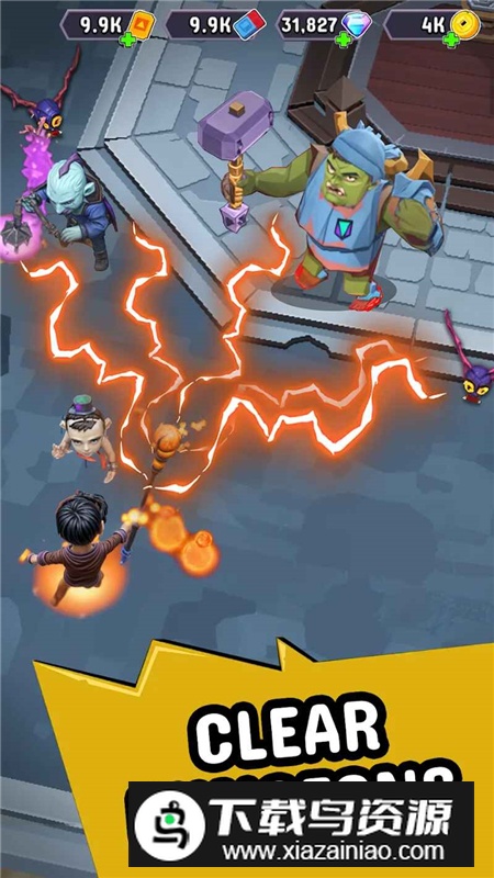 Wizario放置魔法rpg无限货币版截图2