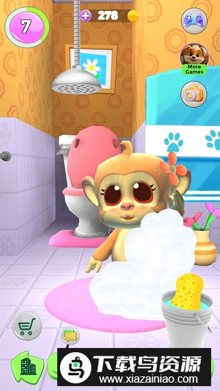 Talking Monkey会说话的猴子男孩游戏截图1