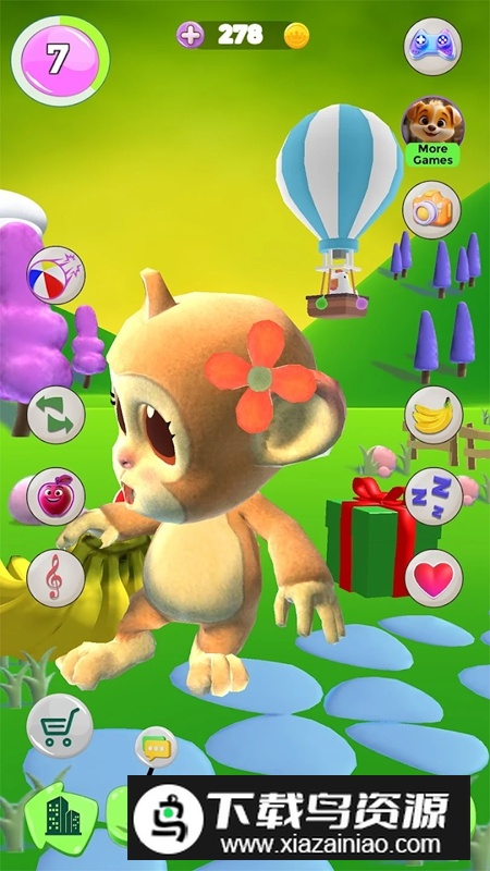 Talking Monkey会说话的猴子男孩游戏截图5