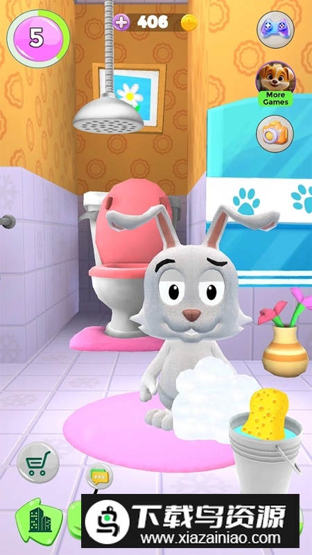 Talking Rabbit会说话的兔子游戏官方正版截图1