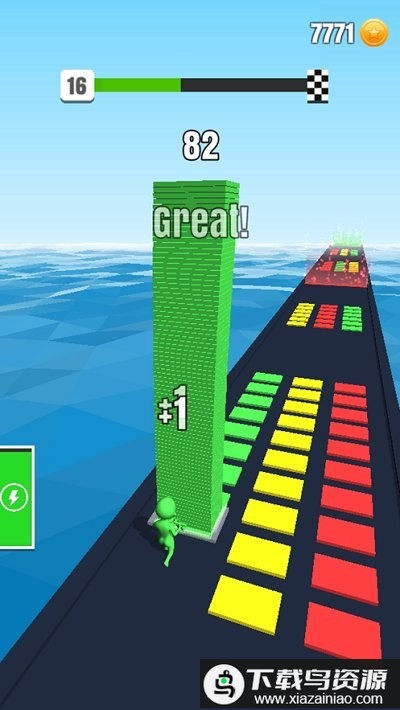 堆叠颜色方块小游戏(StackColors)最新版截图1