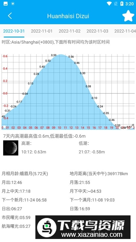 月相潮汐表app最新版本最新版截图2