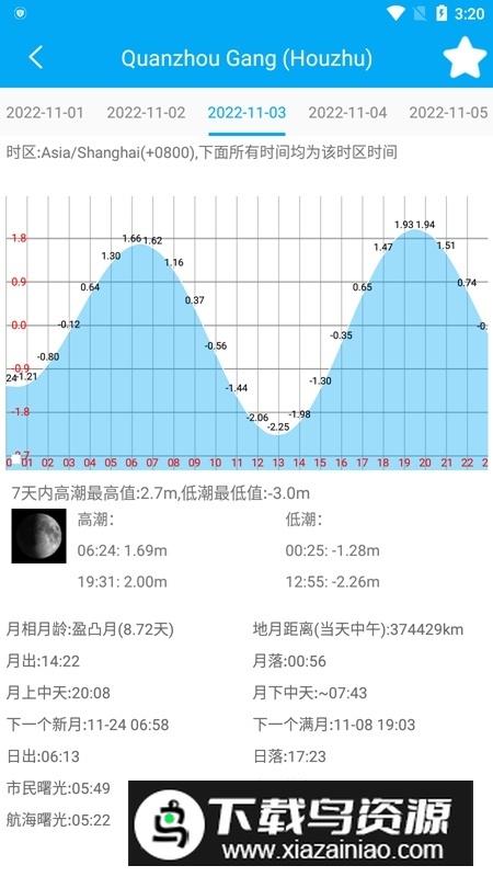 月相潮汐表app最新版本最新版截图3