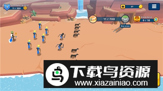 火柴人战争模拟器999999无限钻石金币版截图1