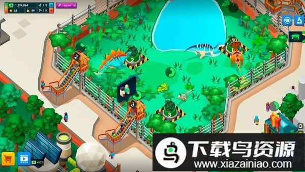 空闲恐龙公园大亨免费版截图3