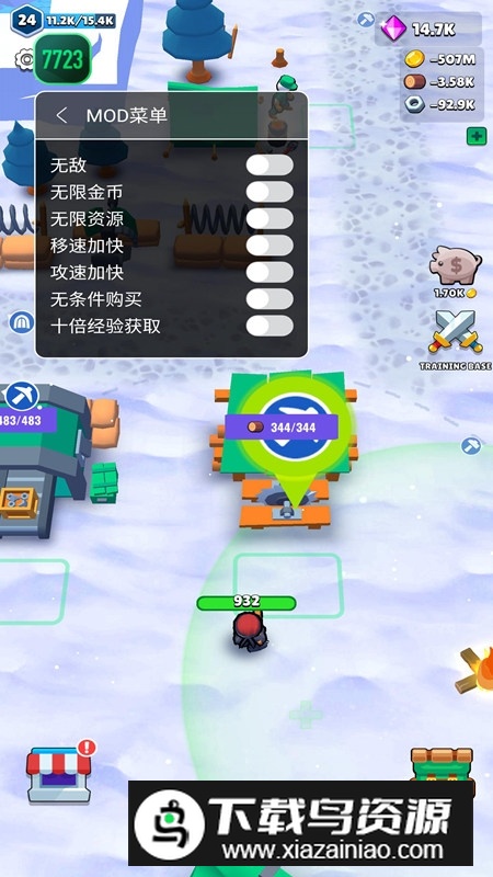 火柴人冬季大战内购破解版修改器版最新版截图5