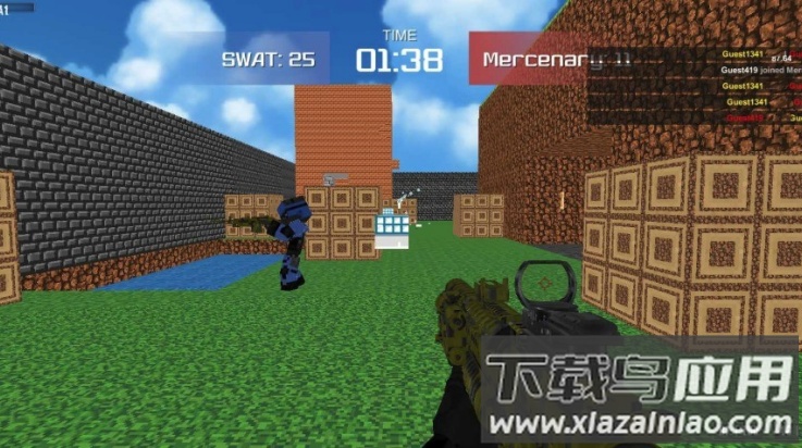我的世界csgo整合包下载(Advanced blocky combat swat v1)最新版截图4