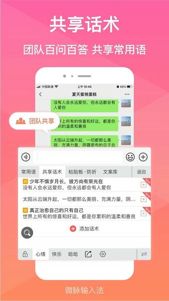 微脉输入法免费版最新版截图4